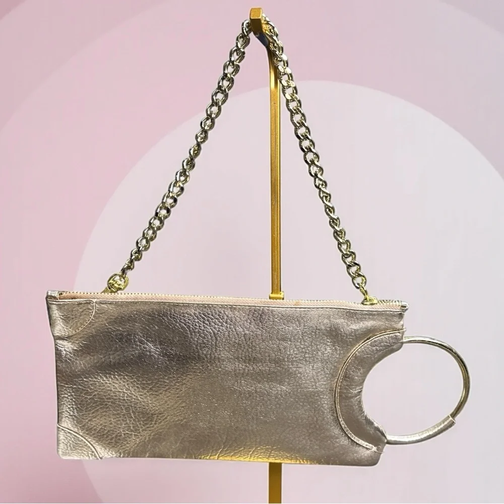 Elegant‎ Gold Chain Handle Clutch
